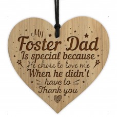Foster Dad Gift For Birthday Christmas THANK YOU Gift Heart
