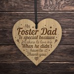 Foster Dad Gift For Birthday Christmas THANK YOU Gift Heart