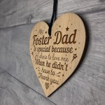 Foster Dad Gift For Birthday Christmas THANK YOU Gift Heart