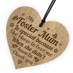 Foster Mum Gift For Birthday Christmas THANK YOU Gift Heart