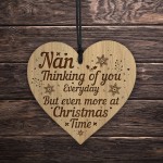 Memorial Christmas Tree Decoration For Nan Engraved Bauble