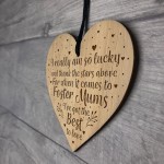 Gift For Foster Mum Birthday Christmas Engraved Heart Thank You