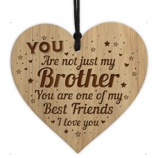 Brother Gifts Best Friend Engraved Heart Brother Birthday Xmas