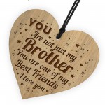 Brother Gifts Best Friend Engraved Heart Brother Birthday Xmas