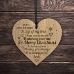Memorial Christmas Tree Decoration Engraved Hanging Bauble