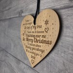 Memorial Christmas Tree Decoration Engraved Hanging Bauble