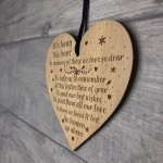 Wood Engraved Christmas Tree Memorial Decoration Mum Dad Nan