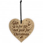 Best Friend Gift For Christmas Funny Gin Gift Engraved Heart