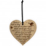 Memorial Plaque Engraved Heart Mum Memorial Plaque Hanging