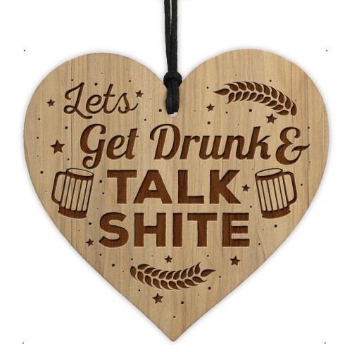 Funny Bar Sign Hanging Engraved Plaque Home Bar Alcohol Sign