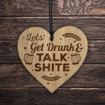 Funny Bar Sign Hanging Engraved Plaque Home Bar Alcohol Sign