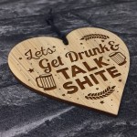 Funny Bar Sign Hanging Engraved Plaque Home Bar Alcohol Sign