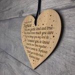 Nephew Gifts Engraved Wood Heart Nephew Christmas Birthday