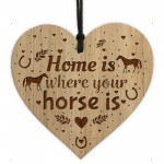 Horse Gifts Home Sign Hanging Wall Plaque Horse Sign For Bedroom