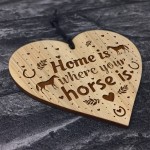Horse Gifts Home Sign Hanging Wall Plaque Horse Sign For Bedroom