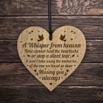  A Whisper From Heaven Beautiful Memorial Sign Engraved Heart