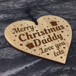 Christmas Gift For Daddy Engraved Heart Daddy Christmas Gift