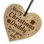 Christmas Gift For Daddy Engraved Heart Daddy Christmas Gift