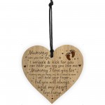 Mummy To Be Gift From Bump Engraved Wood Heart Birthday Xmas