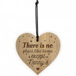 Nanny Gift Birthday Christmas Card Nanny Grandad Gift Wood Heart