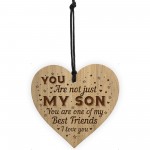 Son Gifts For Birthday Christmas Engraved Heart Gift For Son
