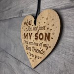 Son Gifts For Birthday Christmas Engraved Heart Gift For Son