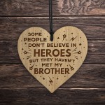 Brother Gifts From Sister Engraved Heart BROTHER Birthday Xmas
