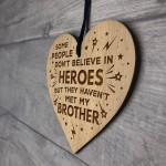 Brother Gifts From Sister Engraved Heart BROTHER Birthday Xmas