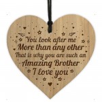  Amazing Brother Gifts Engraved Heart Brother Birthday Christmas
