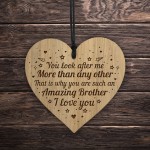  Amazing Brother Gifts Engraved Heart Brother Birthday Christmas