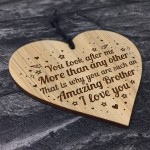  Amazing Brother Gifts Engraved Heart Brother Birthday Christmas