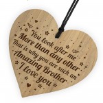  Amazing Brother Gifts Engraved Heart Brother Birthday Christmas