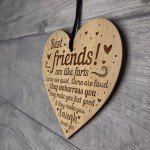 FUNNY Best Friend Gift For Christmas Birthday Engraved Heart