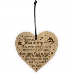Christmas In Heaven Memorial Sign Engraved Christmas Tree Decor