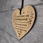 Memorial Christmas Tree Decoration CHRISTMAS WISH Engraved
