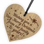 Christmas Gift For Friend Engraved Heart Neighbour Gift