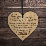 Gift For Mummy Birthday Christmas Engraved Heart Thank You