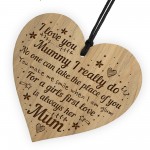 Gift For Mummy Birthday Christmas Engraved Heart Thank You