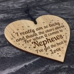  Gift For NEPHEW Engraved Heart Nephew Birthday Christmas Gift