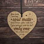 Anniversary Birthday Christmas For SOULMATE Gift Engraved Heart