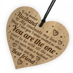 Husband Gift For Birthday Anniversary Christmas Engraved Heart