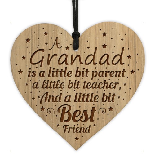 Grandad Gifts Best Friend Birthday Christmas Gift Engraved Heart