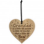 Grandad Gifts Best Friend Birthday Christmas Gift Engraved Heart