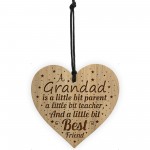 Grandad Gifts Best Friend Birthday Christmas Gift Engraved Heart