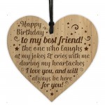 Happy Birthday Gift For Best Friend Engraved Heart Friendship