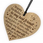 Happy Birthday Gift For Best Friend Engraved Heart Friendship