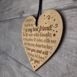 Happy Birthday Gift For Best Friend Engraved Heart Friendship