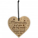 Memorial Heart Engraved Gift Christmas Tree Decoration In Loving