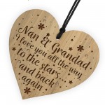 Nan And Grandad Engraved Gift From Grandchildren Christmas Gift 