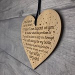 Friendship Gift Sign Engraved Heart Best Friend Birthday Xmas